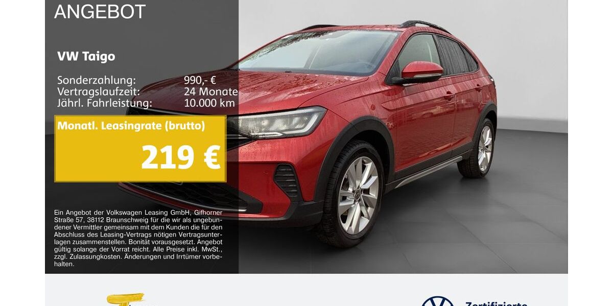 VW Taigo 13.266 km 24.870 &euro; Castrop-Rauxel 44575