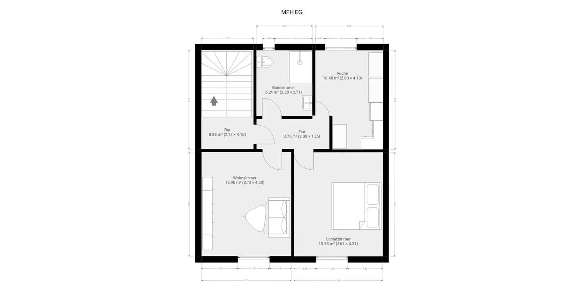 Mehrfamilienhaus, Wohnhaus Gladbeck Alt-Rentfort - 10 Zimmer, 225 m&sup2;, 389.000&euro; | Angebot:24374264