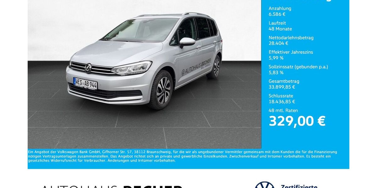 VW Touran 23.301 km 34.990 &euro; Wesel 46485