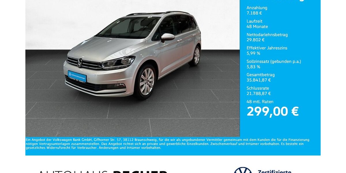 VW Touran 15.540 km 36.990 &euro; Wesel 46485