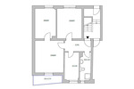 Etagenwohnung Mülheim an der Ruhr Rechtsruhr-Nord - 3 Zimmer, 64 m&sup2;, 540&euro; | Angebot:26346330