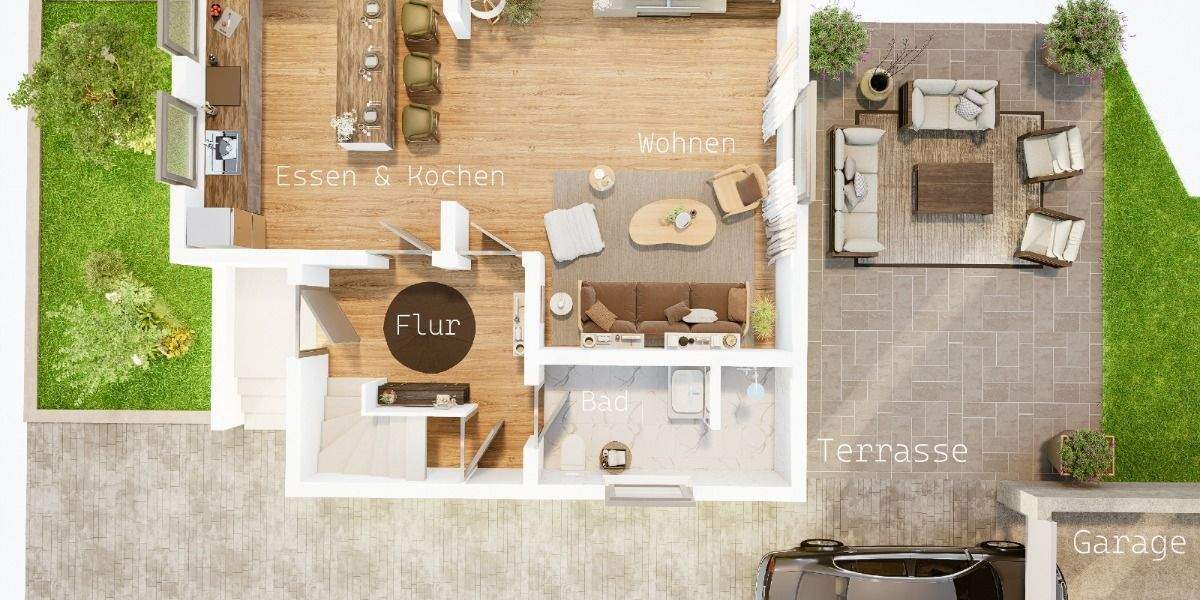 ALTE TRADITION NEU GESTALTEN Reihenendhaus mit drei Schlafzimmern 4 zimmer