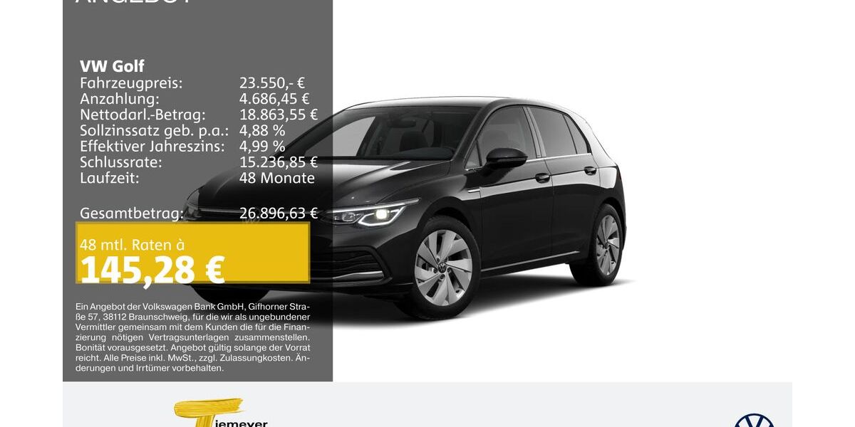 VW Golf 16.665 km 23.550 &euro; Dorsten 46282