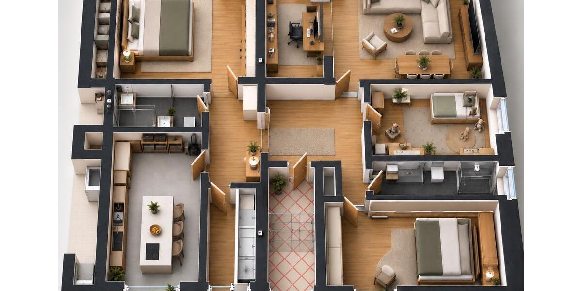 Etagenwohnung Hattingen Niederbonsfeld - 5 Zimmer, 133 m&sup2;, 379.000&euro; | Angebot:27514277