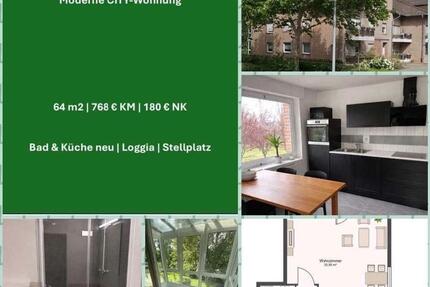 Wohnung Dinslaken - 2 Zimmer, 64 m&sup2;, 948&euro; | Angebot:27567526