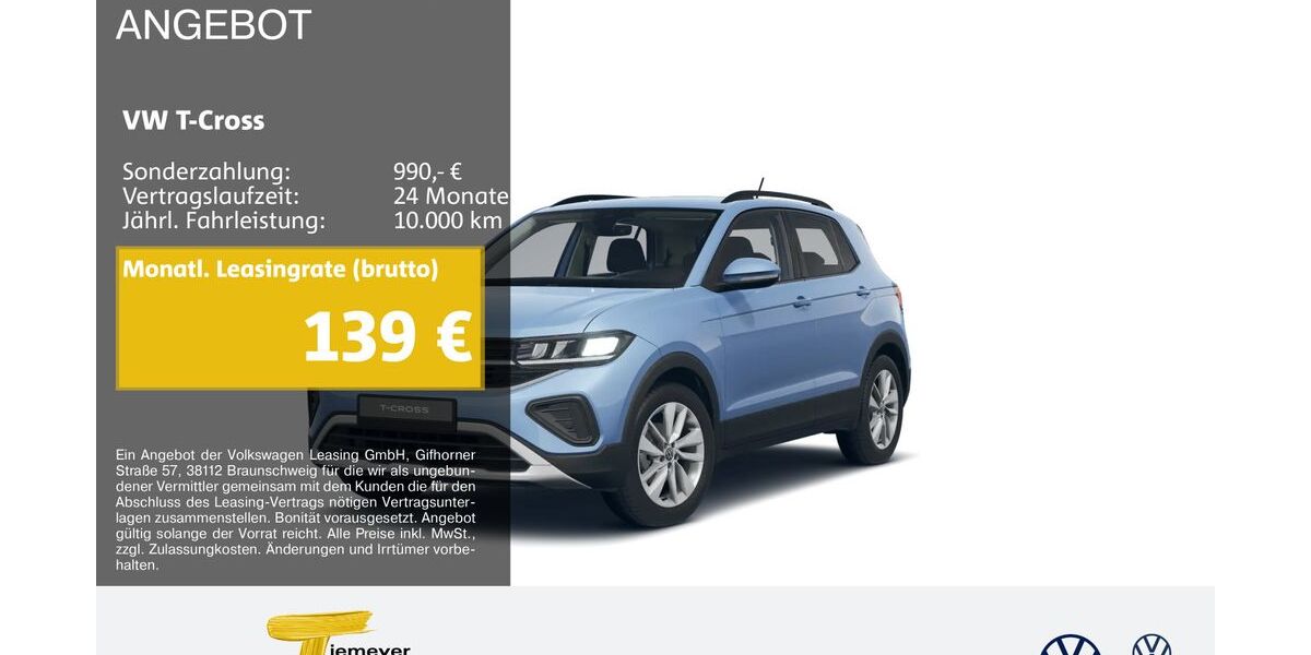 VW T-Cross 4.224 km 20.980 &euro; Gelsenkirchen 45888