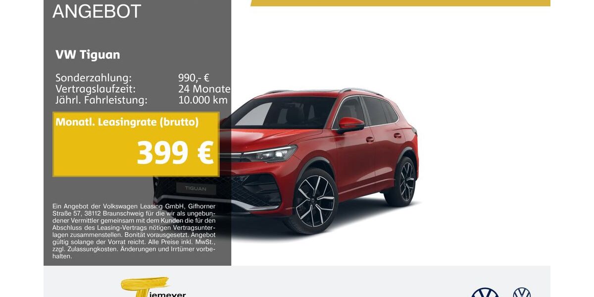 VW Tiguan 5.895 km 47.490 &euro; Marl 45770