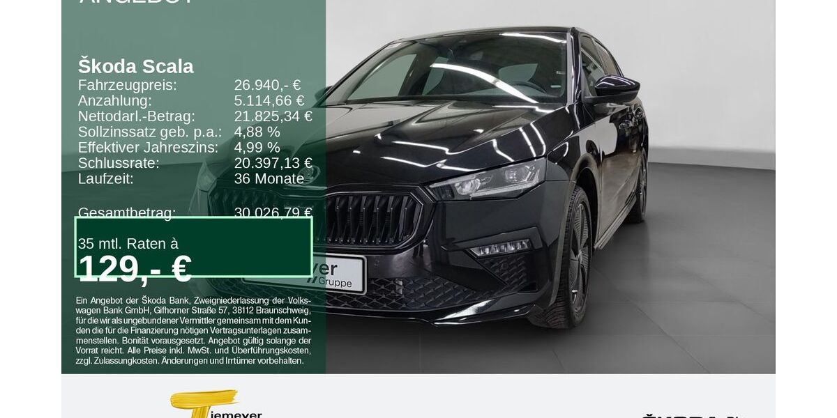 Skoda Scala 26.478 km 26.690 &euro; Bochum 44809