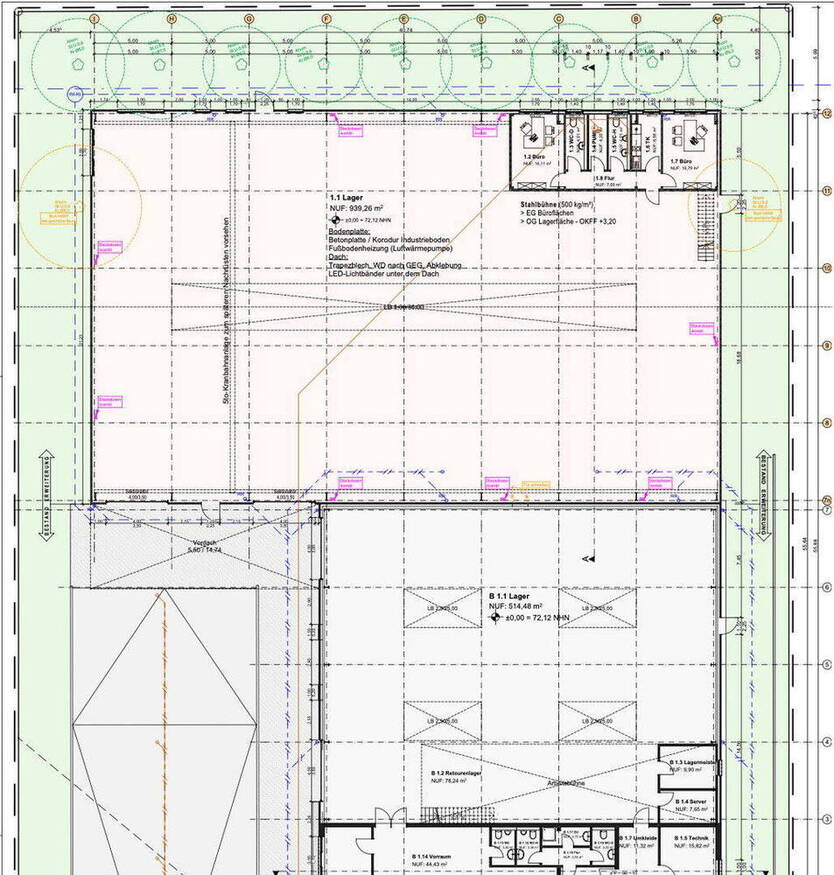 Multifunktionshalle für Logistik, Produktion und Fulfillment - Fertigstellung 082026