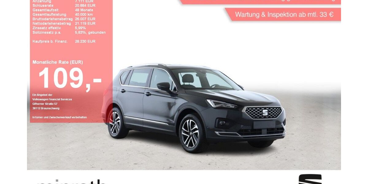 Seat Tarraco 56.880 km 28.230 &euro; Moers-Hülsdonk 47441