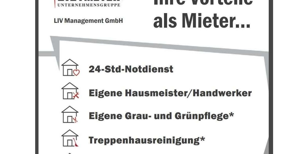 Etagenwohnung Herne Wanne-Bickern - 2 Zimmer, 55 m&sup2;, 360&euro; | Angebot:23511576