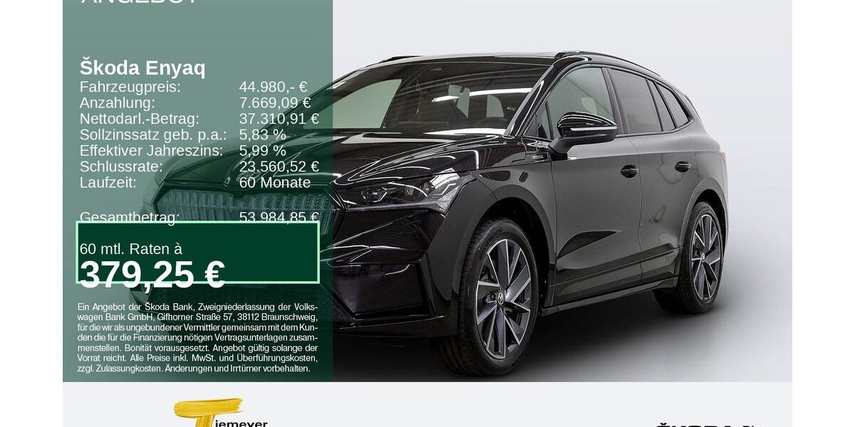 Skoda Enyaq 18.665 km 44.350 &euro; Bochum 44809