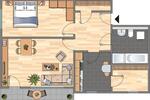 Etagenwohnung Velbert Velbert-Mitte - 2 Zimmer, 63 m&sup2;, 479&euro; | Angebot:25850557