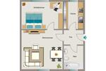 Erdgeschoßwohnung Recklinghausen Berghausen - 2.5 Zimmer, 45 m&sup2;, 395&euro; | Angebot:26139267