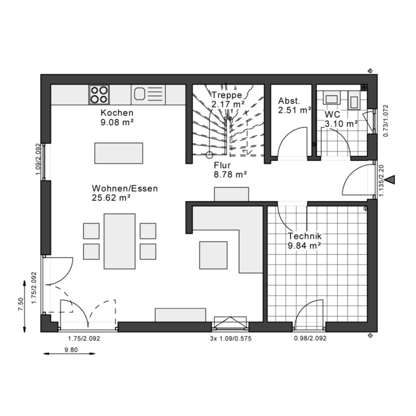 Essen Neubau Erstbezug zimmer