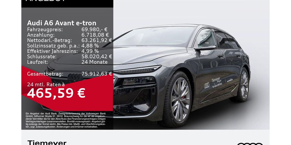 Audi A6 e-tron 12.990 km 68.980 &euro; Oberhausen 46047