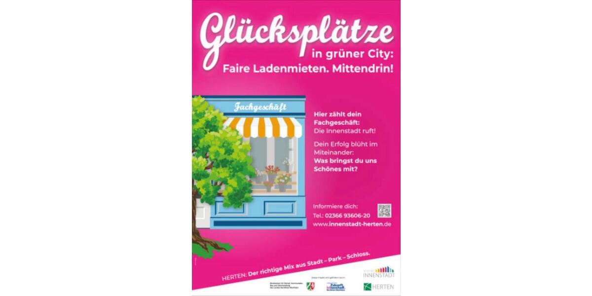 Glücksplatz für günstige Pacht, Ladenlokal Herten-Mitte zimmer