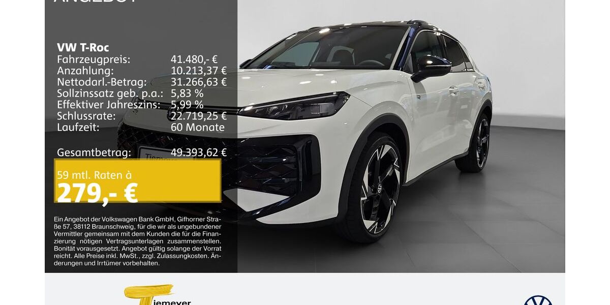 VW T-Roc 1.999 km 40.980 &euro; Bochum 44892