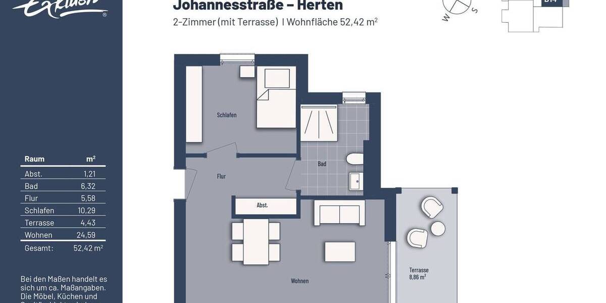 *NEUBAU* 2-Zimmer-Wohnung mit Terrasse 2 zimmer