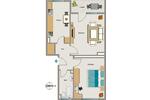 Etagenwohnung Gelsenkirchen Resse - 2.5 Zimmer, 58 m&sup2;, 418&euro; | Angebot:24746061