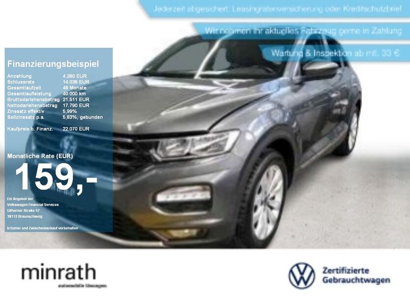 VW T-Roc 58.067 km 21.740 € Duisburg-Rheinhausen 47226