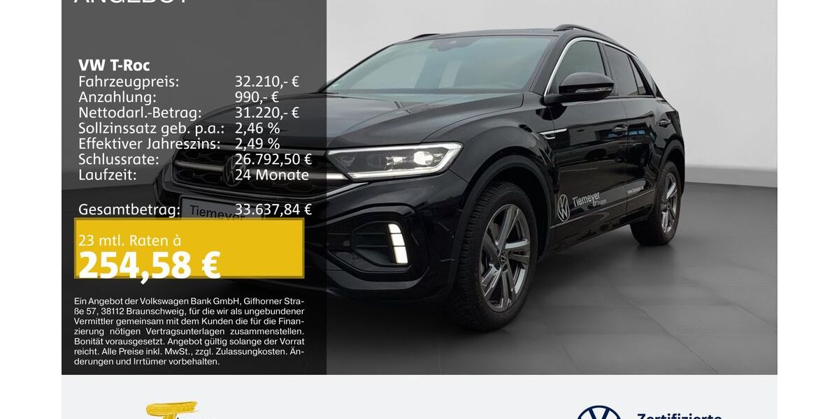 VW T-Roc 19.999 km 32.210 &euro; Castrop-Rauxel 44575