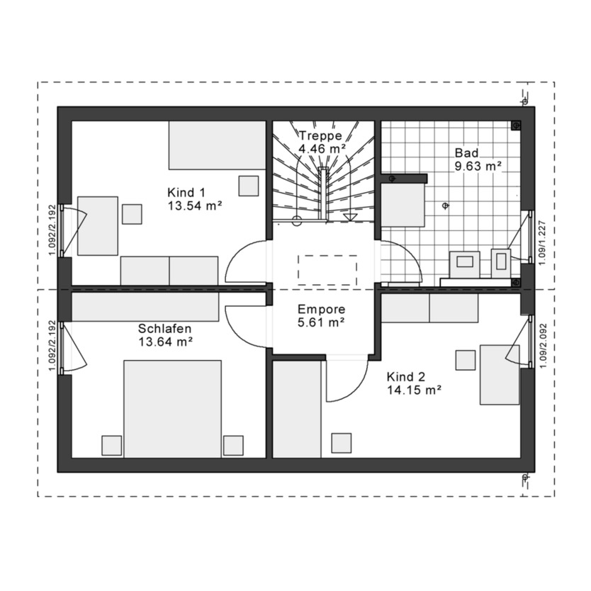 Essen Neubau Erstbezug zimmer