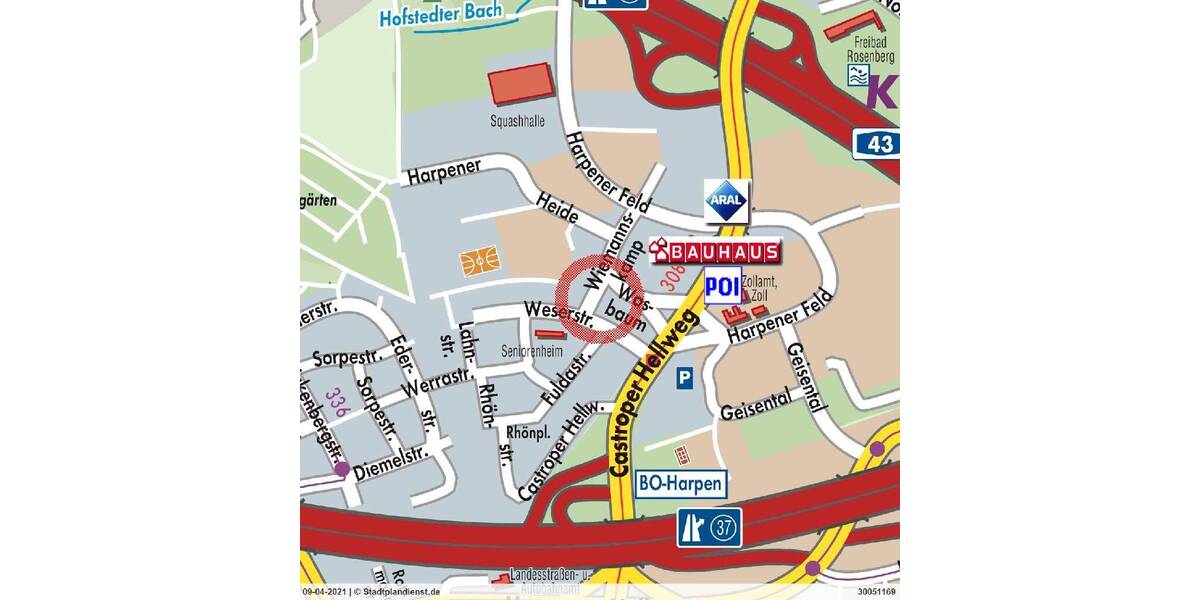 Grundstück Bochum Harpen - 179.000&euro; | Angebot:26499108