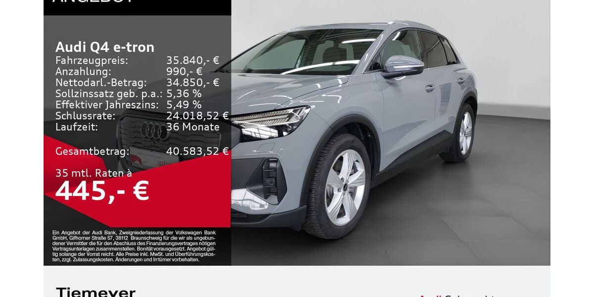 Audi Q4 e-tron 46.127 km 33.440 &euro; Bochum 44809