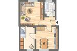 Etagenwohnung Castrop-Rauxel Bladenhorst - 2.5 Zimmer, 54 m&sup2;, 449&euro; | Angebot:25449365