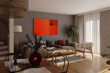 Doppelhaushälfte am Feldrand mit freiem Blick, Südterrasse und großem Keller 4 zimmer