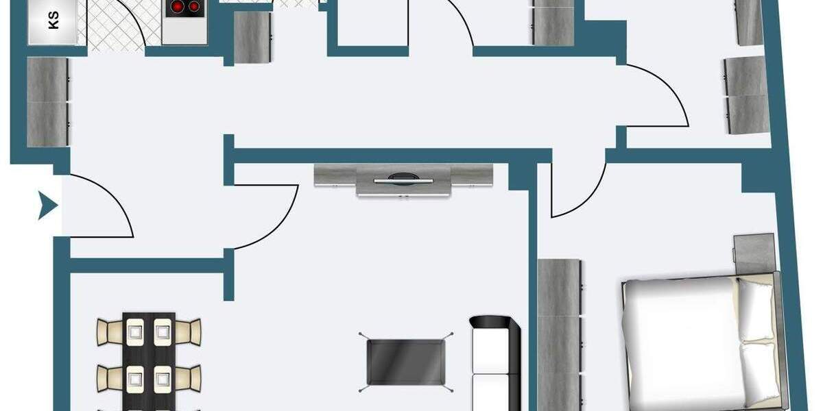 Etagenwohnung Bochum Altenbochum - 4 Zimmer, 84 m&sup2;, 190.000&euro; | Angebot:23956647