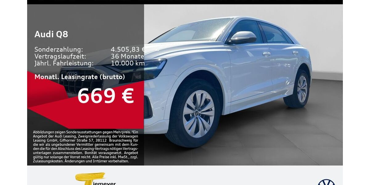 Audi Q8 34.602 km 54.390 &euro; Bochum 44892