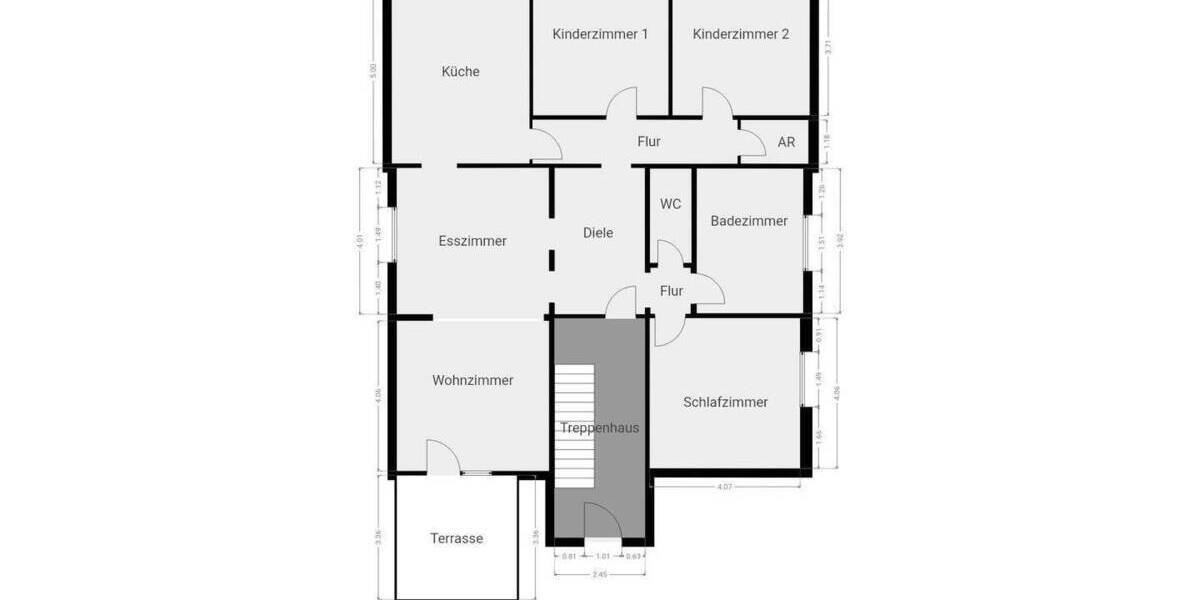 Etagenwohnung Bochum Gerthe - 5 Zimmer, 133 m&sup2;, 298.000&euro; | Angebot:25665728