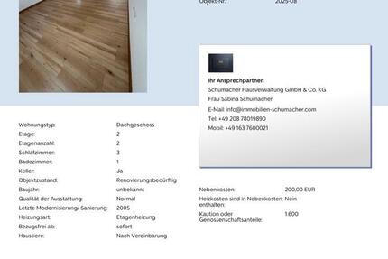 Wohnung Herten - 4 Zimmer, 84 m&sup2;, 1.000&euro; | Angebot:27540254