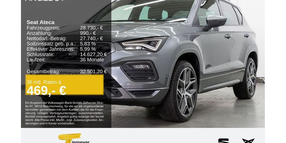 Seat Ateca 49.743 km 28.310 € Bochum 44809