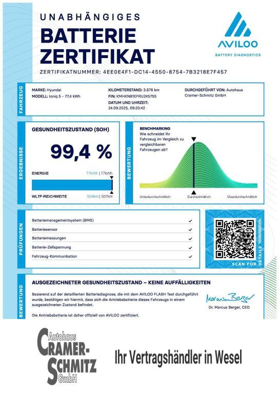 Hyundai IONIQ 5 3.900 km 37.490 € Wesel 46485