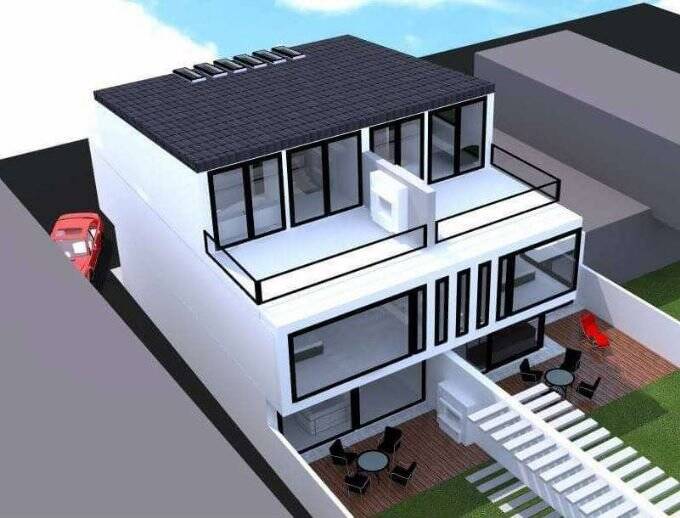 NEUBAU nach IHREM WUNSCH: Designer Haus - Architekten Haus - Gehobene Gegend - Black White House 6 zimmer