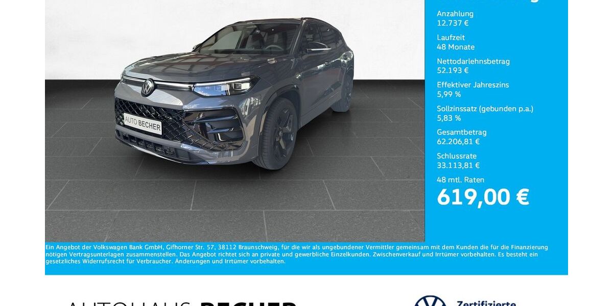 VW Tayron 2.000 km 64.930 &euro; Wesel 46485