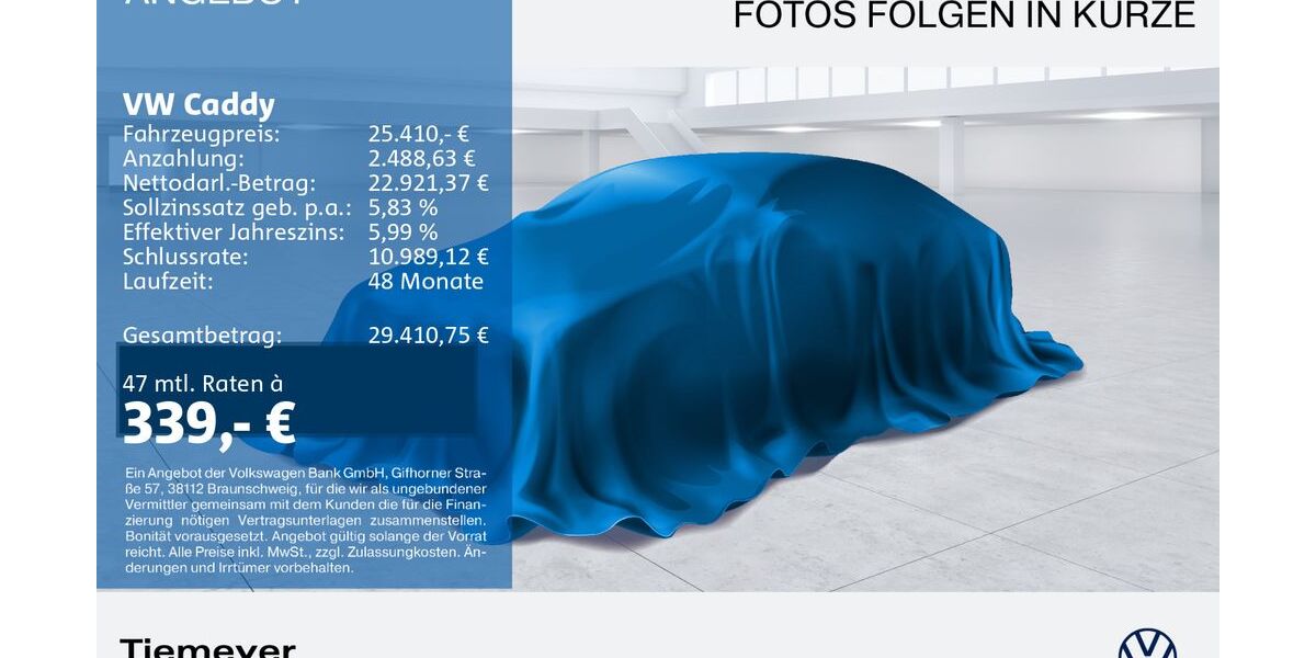 VW Caddy 58.181 km 24.210 &euro; Duisburg 47059