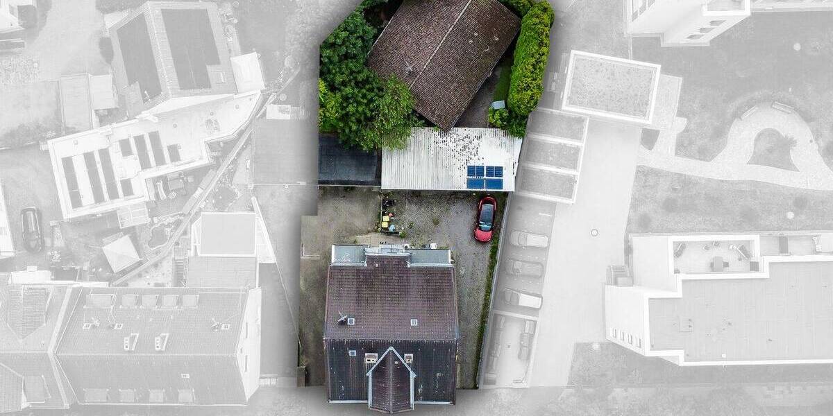 Einfamilienhaus + Mehrfamilienhaus - 7 Einheiten - 5 Garagen - freistehend 1 zimmer