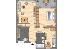 Erdgeschoßwohnung Velbert Velbert-Mitte - 3 Zimmer, 66 m&sup2;, 539&euro; | Angebot:26290041