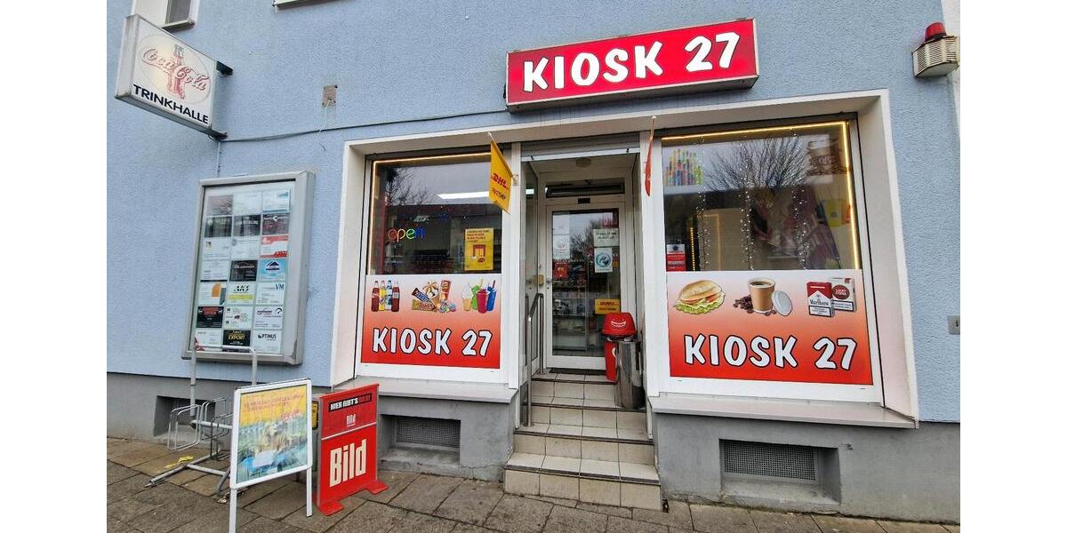 Kiosk Trinkhalle mit DHL Paketshop zu übergeben zimmer
